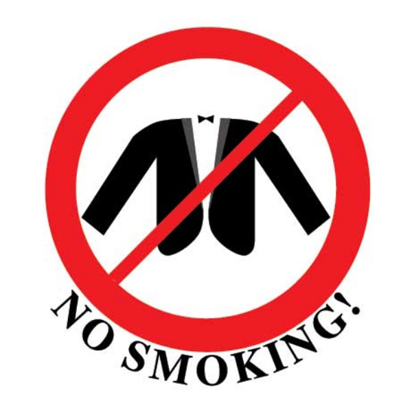 Наклейка No smoking 4