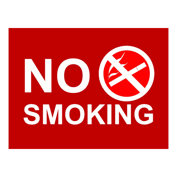 Наклейка No smoking 7