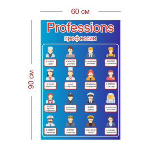 Стенд Профессии Professions 60х90 см