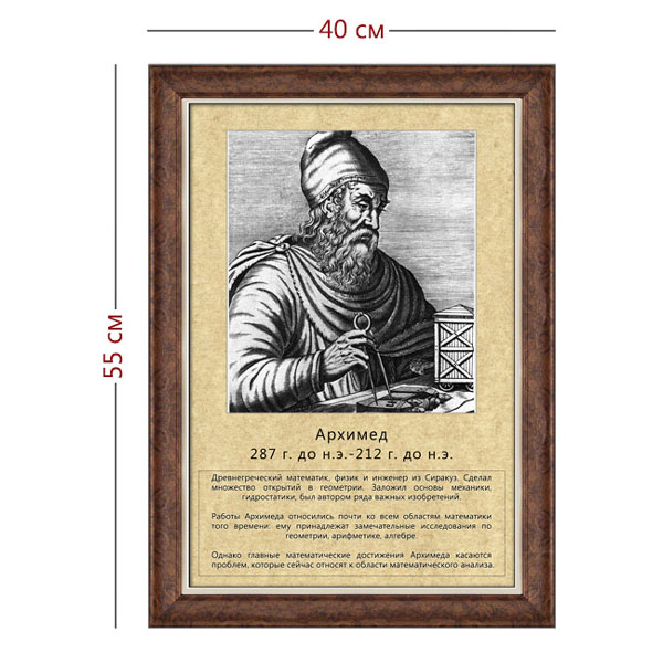 Стенд «Архимед» (1 плакат)